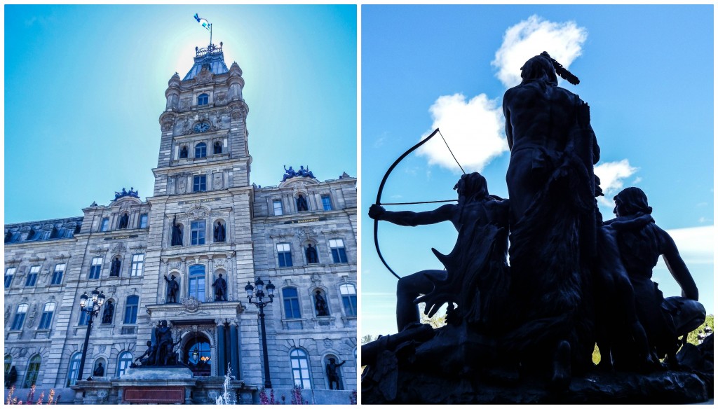 quebec city parliament statues