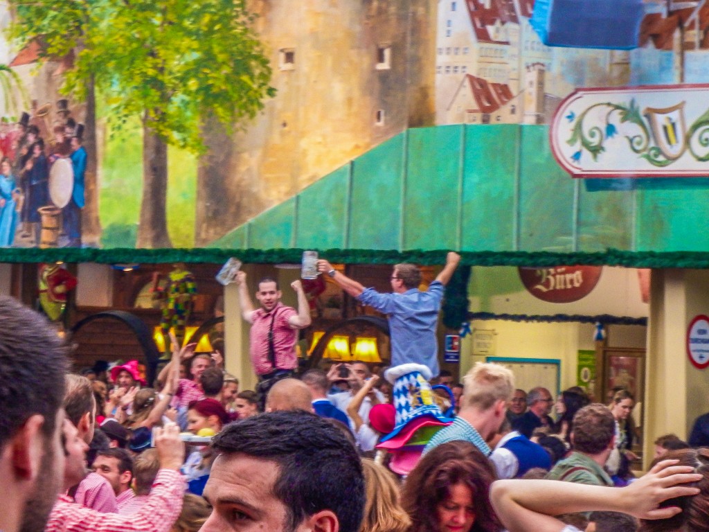 oktoberfest munich germany beer chugging