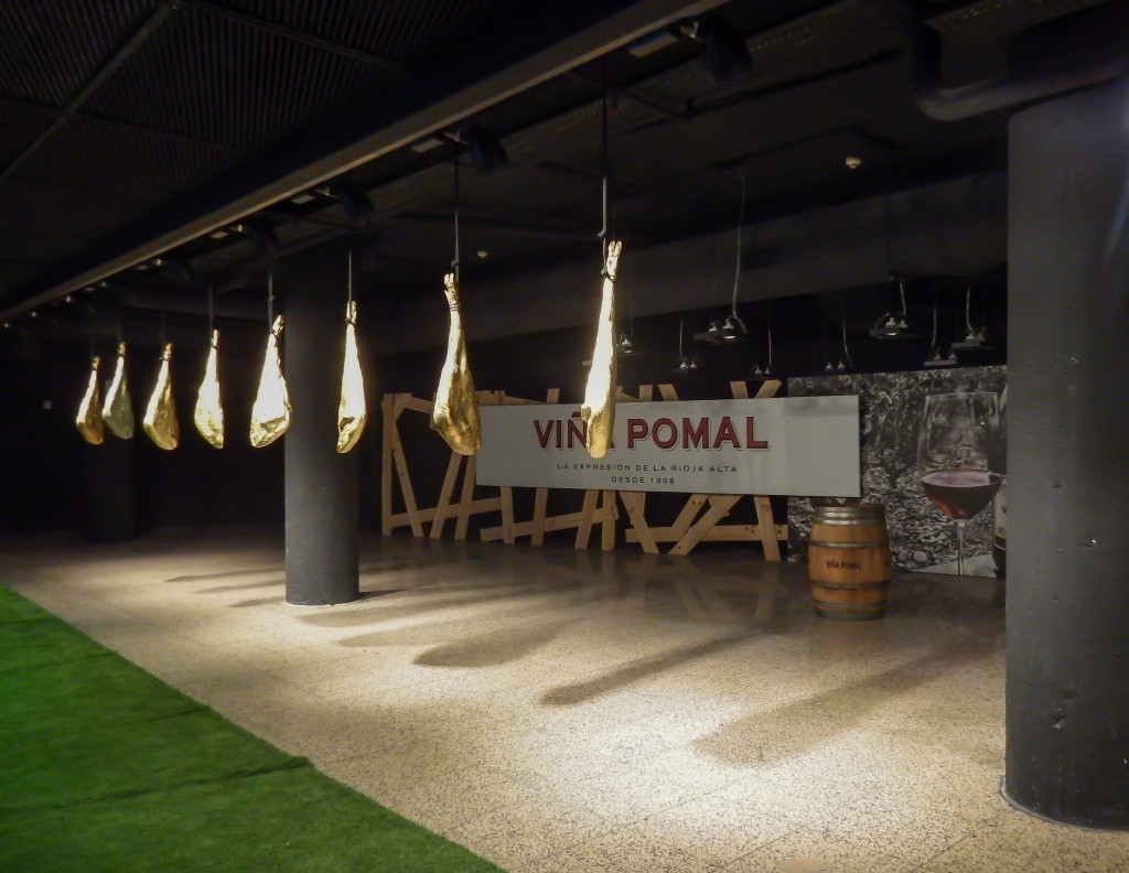 Museum inside the Jamon Experience in Barcelona, Spain