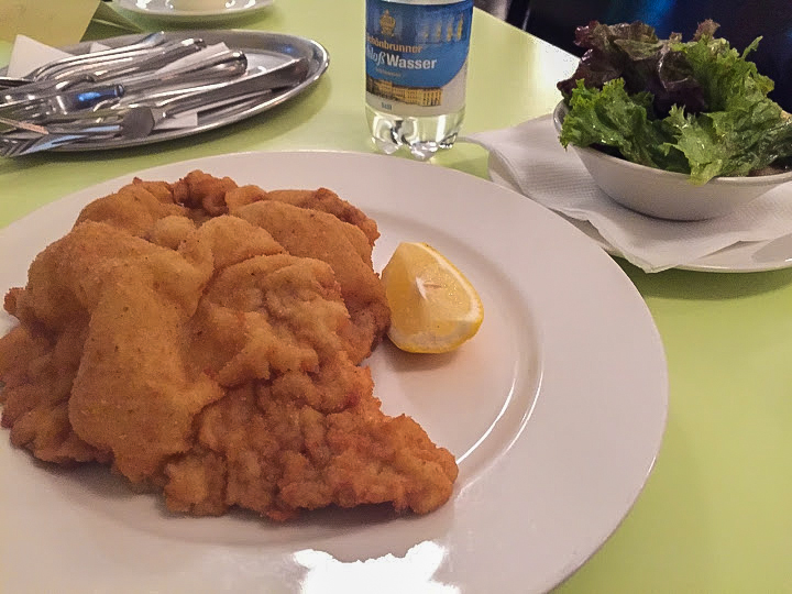 Wienerschnitzel in Vienna, Austria