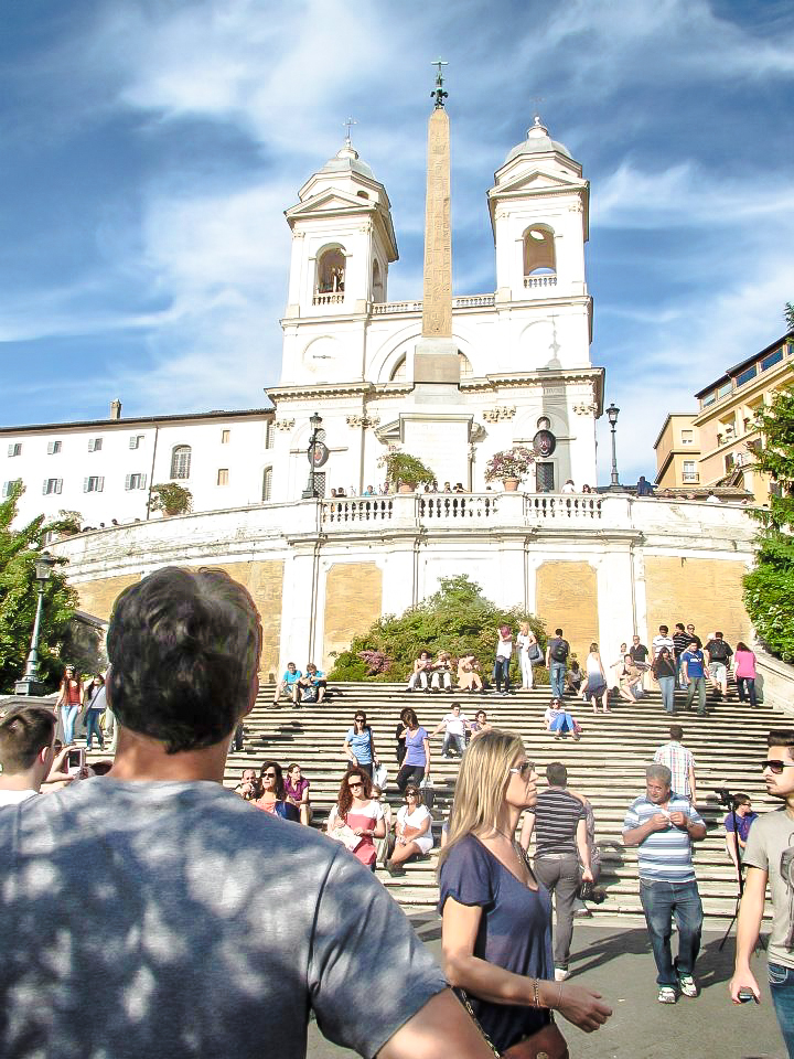 Visiting the Spanish Steps during 2 days in Rome, Italy