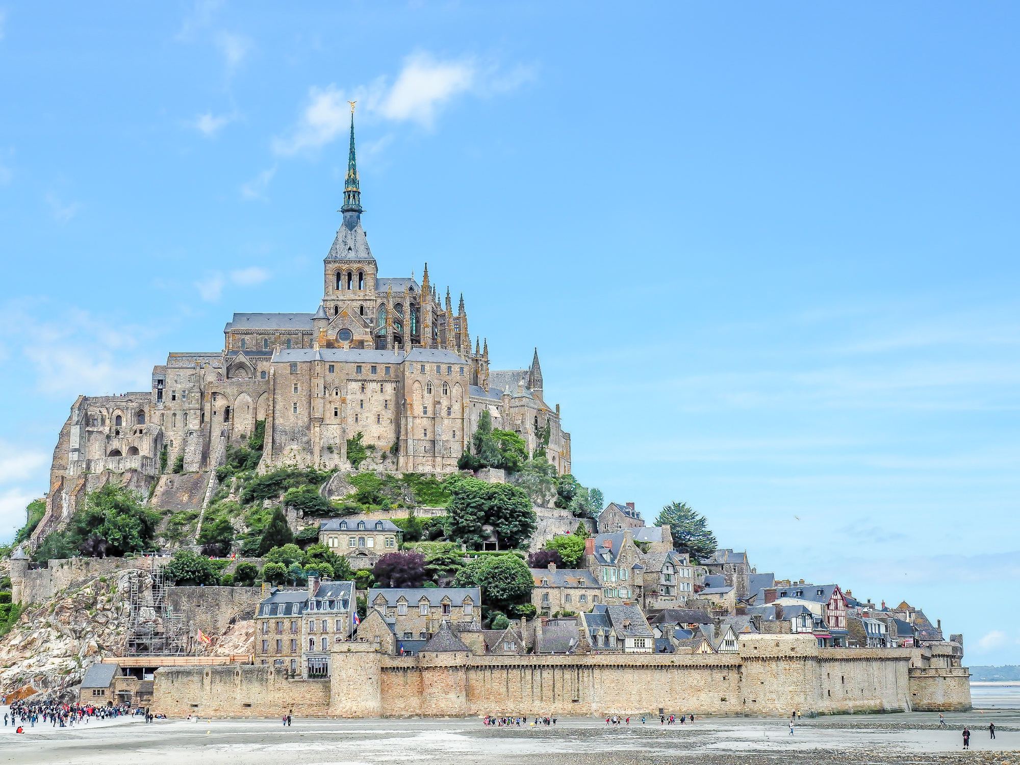 Le Mont Saint Michel - Normandy, France : r/castles