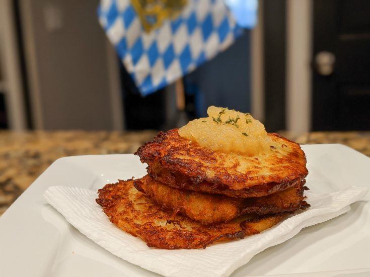 German Potato Pancakes (Kartoffelpuffer) - Cheerful Cook