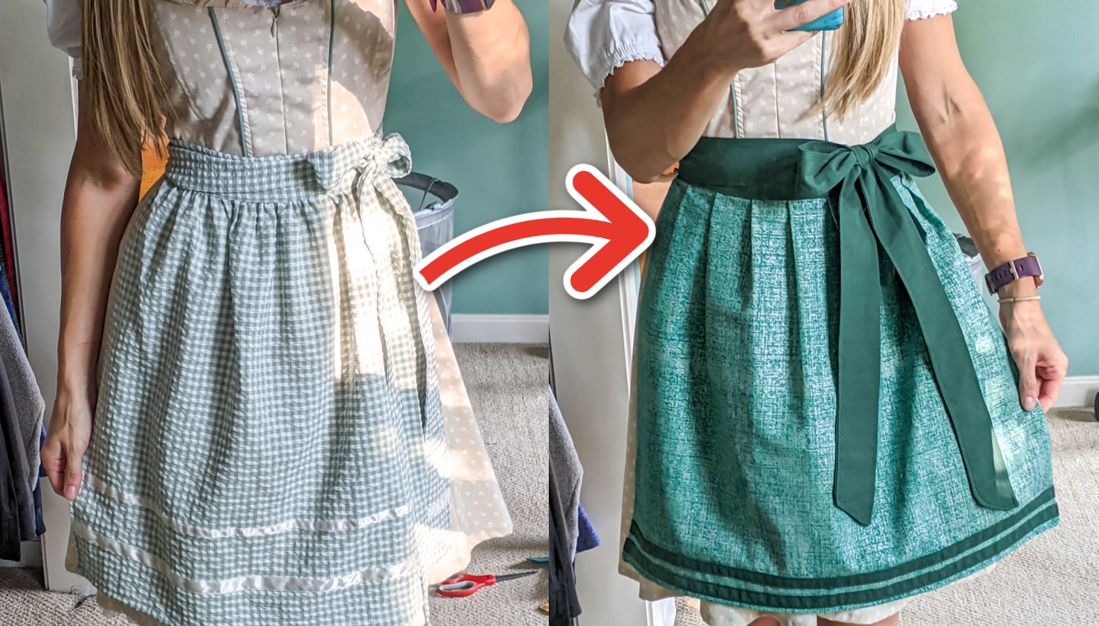 Oversized Jersey to Fitted Dress, DIY Clothing Hacks